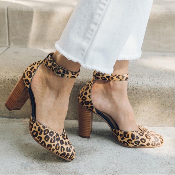 Soludos Shoes - SOLUDOS Collette Heel Leopard Print 5.5